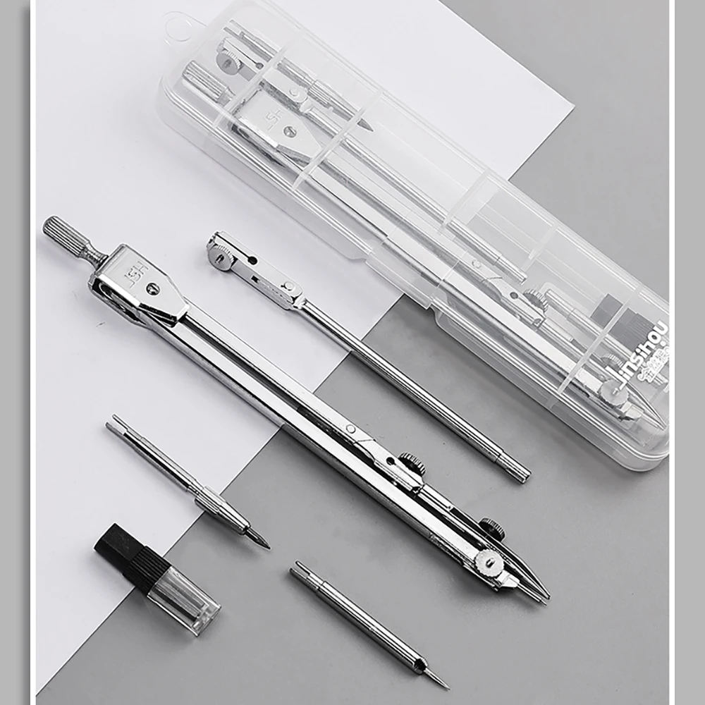Bview Art Metal Compass Set for Engineering Drawing, Mechanical Design Tool, Exam Precision Geometry Kit for Drafting
Bview Art Metal Compass Set for Engineering Drawing, Mechanical Design Tool, Exam Precision Geometry Kit for Drafting