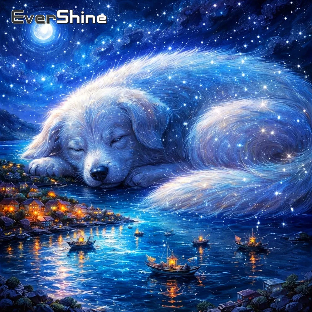 Алмазная вышивка Evershine: Новинка! Картина «Собака» с полной квадратной вышивкой стразами, мозаика для декора стен
Алмазная вышивка Evershine: Новинка! Картина «Собака» с полной квадратной вышивкой стразами, мозаика для декора стен