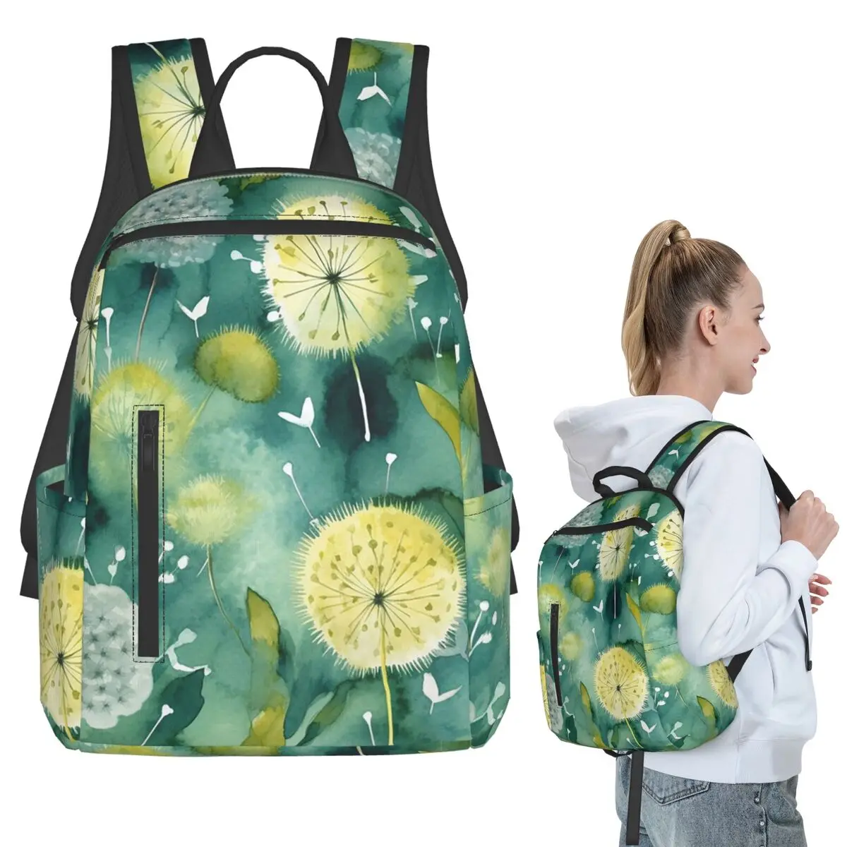Floral And Dandelion Light Green Pattern Backpack Student BookBag Kids School Bag Computer Shoulder Bags Boys Girls
Floral And Dandelion Light Green Pattern Backpack Student BookBag Kids School Bag Computer Shoulder Bags Boys Girls