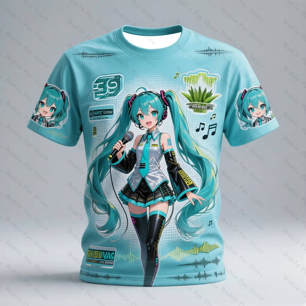 2026 Hatsune Miku Cosplay T-Shirt Anime Miku Memorable Moments Graphic Tee for Men's Shirts Casual Kids Short Sleeve Tops
2026 Hatsune Miku Cosplay T-Shirt Anime Miku Memorable Moments Graphic Tee for Men's Shirts Casual Kids Short Sleeve Tops
