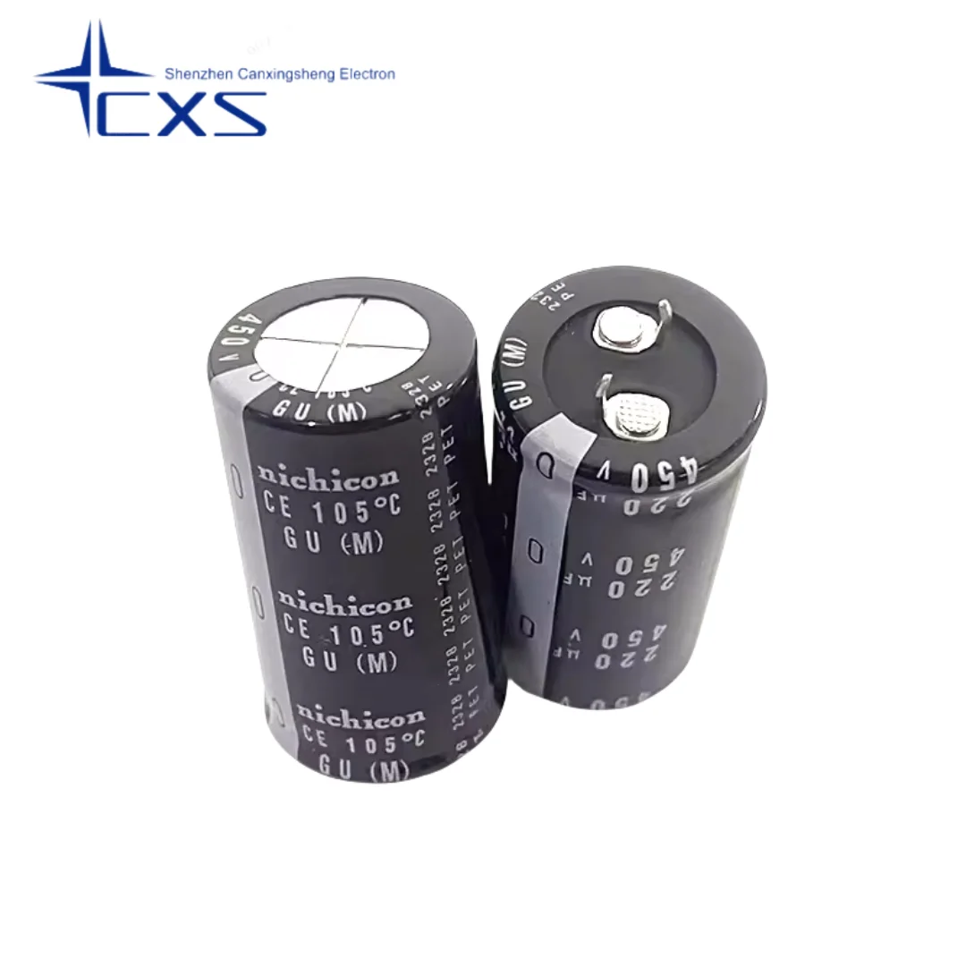 2pcs 220UF450V 450V220UF Size: 30*30/40 35*30/40 Japan Nichicon Electrolytic Capacitors
2pcs 220UF450V 450V220UF Size: 30*30/40 35*30/40 Japan Nichicon Electrolytic Capacitors