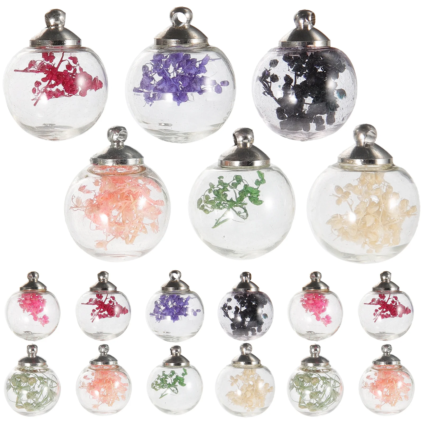 20pcs Transparent Glass Hollow Ball For Diy Dried Flower Bead Jewelry Making Decorative Accessories Supply
20pcs Transparent Glass Hollow Ball For Diy Dried Flower Bead Jewelry Making Decorative Accessories Supply