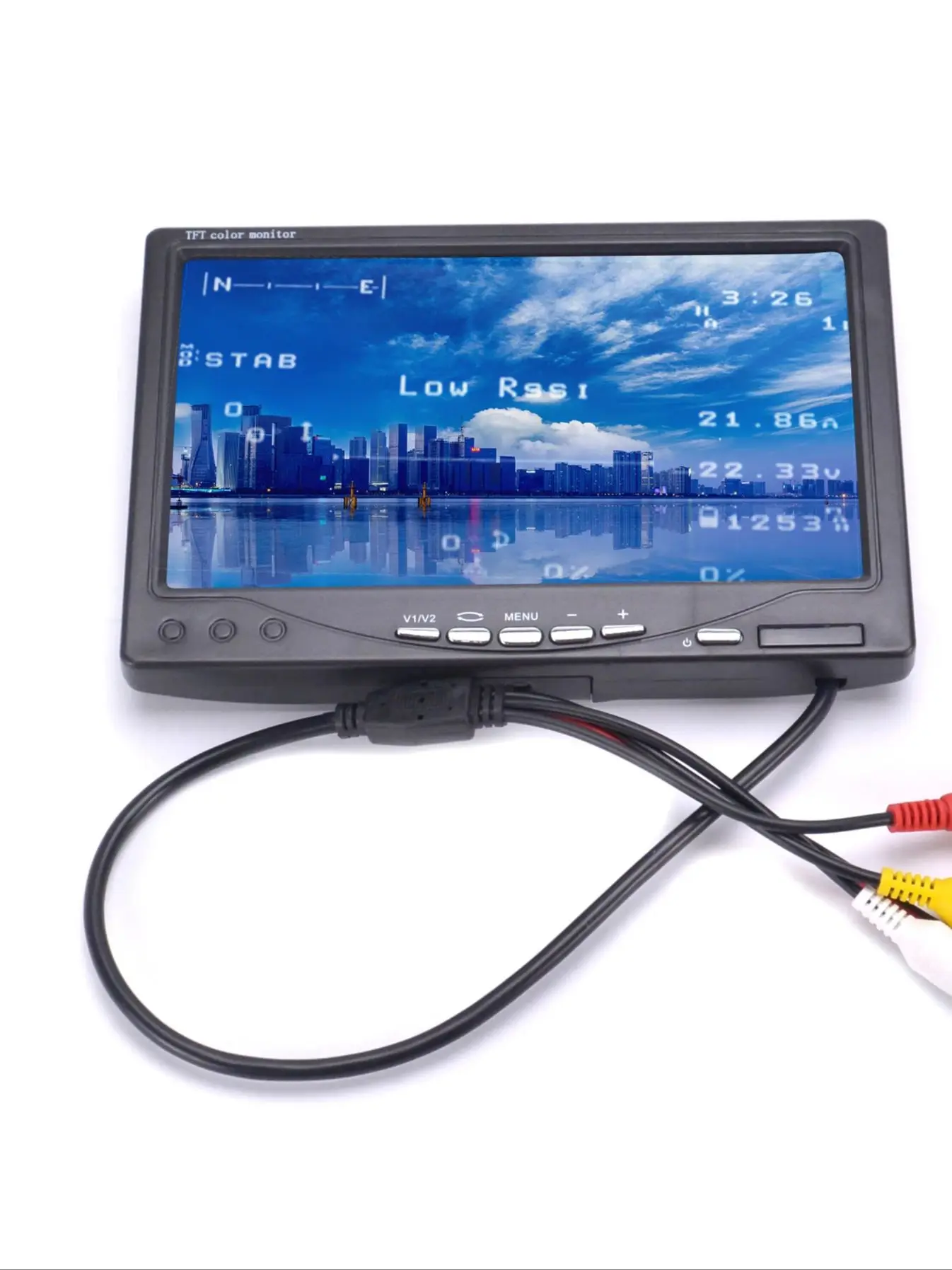 NEW NO blue 7" FPV LCD Color 1024 x 600 FPV Monitor Video Screen 7 inch for Rc Multicopter Ground Station QAV250 QAV-X
NEW NO blue 7" FPV LCD Color 1024 x 600 FPV Monitor Video Screen 7 inch for Rc Multicopter Ground Station QAV250 QAV-X