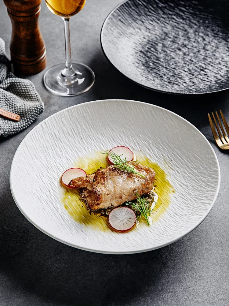 Rocks Pattern Ceramic Dinner Plate Japanese Style Deep Dish Home Use Soup Plate High Aesthetic Restaurant Utensils round Shap...
Rocks Pattern Ceramic Dinner Plate Japanese Style Deep Dish Home Use Soup Plate High Aesthetic Restaurant Utensils round Shap...