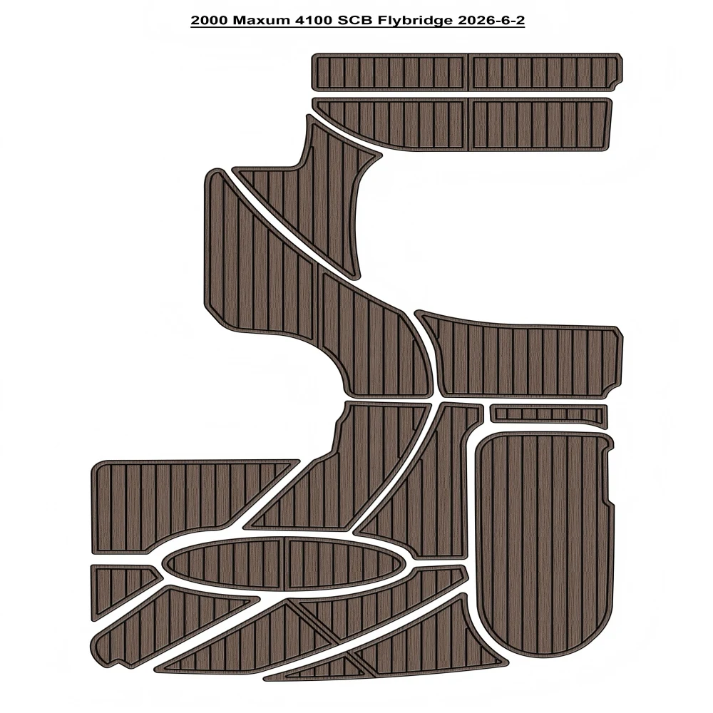 2000 Maxum 4100 SCB Flybridge Pad Boat EVA Foam Faux Teak Deck Floor Mat SeaDek Style Self Adhesive
2000 Maxum 4100 SCB Flybridge Pad Boat EVA Foam Faux Teak Deck Floor Mat SeaDek Style Self Adhesive