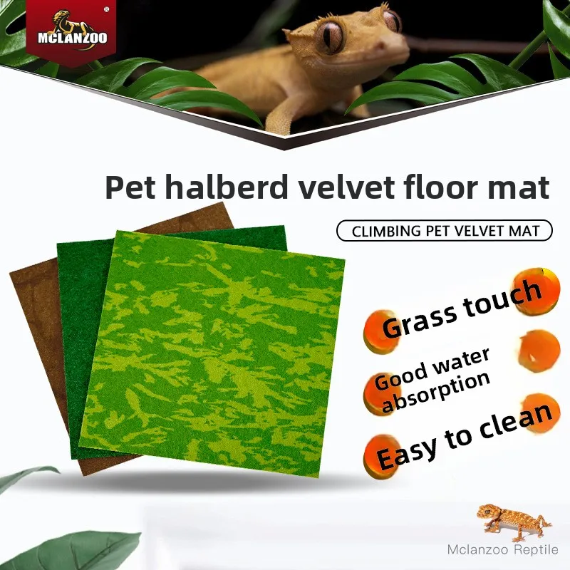 MCLANZOO Reptile Habitat Mat-Antibacterial Absorbent Liner for Frog&Lizard-Non-Slip Terrarium Flooring for Snakes,Gecko&Tortoise
MCLANZOO Reptile Habitat Mat-Antibacterial Absorbent Liner for Frog&Lizard-Non-Slip Terrarium Flooring for Snakes,Gecko&Tortoise