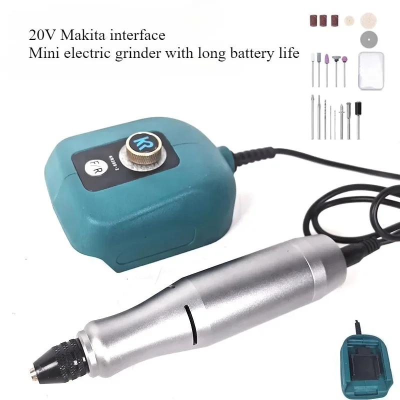 Rechargeable Lithium Battery Small Electric Grinder Aluminum Alloy Forward and Reverse Stepless Speed Regulation DIY Drill
Rechargeable Lithium Battery Small Electric Grinder Aluminum Alloy Forward and Reverse Stepless Speed Regulation DIY Drill