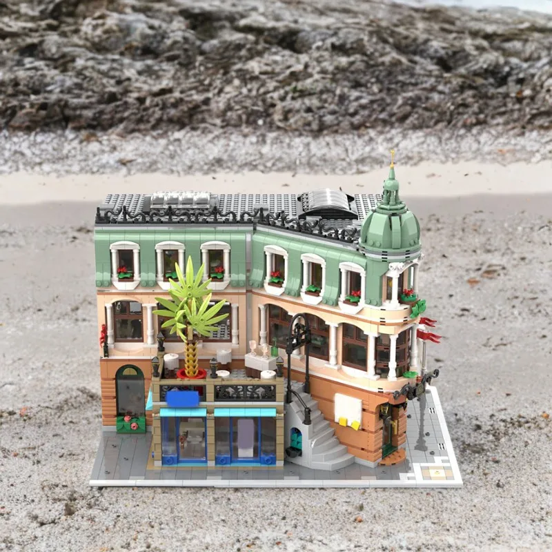 4220 шт. модульный бутик-отель Moc, строительные блоки, комплект расширения с балконным и крытным садом, модель города, уличного дисплея для взрослых
4220 шт. модульный бутик-отель Moc, строительные блоки, комплект расширения с балконным и крытным садом, модель города, уличного дисплея для взрослых