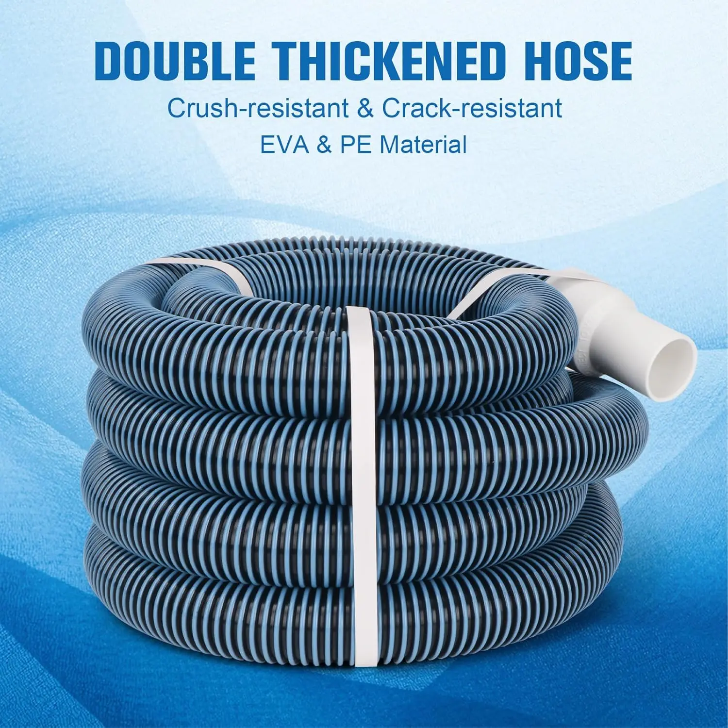 Double Thickened EVA Pool Vacuum Hose Flexible Durable Replacement Pipe for Swimming Pool Cleaning & Maintenance
Double Thickened EVA Pool Vacuum Hose Flexible Durable Replacement Pipe for Swimming Pool Cleaning & Maintenance