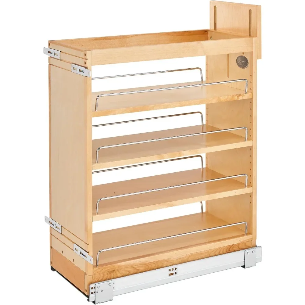 10.25" Pullout Storage Organizer for Base Kitchen/Bathroom Cabinets w/Soft-Close Full Extension Slides & Adjustable Shelves
10.25" Pullout Storage Organizer for Base Kitchen/Bathroom Cabinets w/Soft-Close Full Extension Slides & Adjustable Shelves