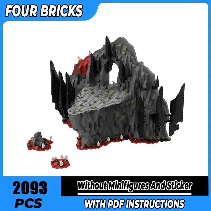 Technology Bricks Moc Building Blocks Magical Rings Movie Scene Doomsday Furnace Model DIY Assembly Street View Toys Gifts
Technology Bricks Moc Building Blocks Magical Rings Movie Scene Doomsday Furnace Model DIY Assembly Street View Toys Gifts