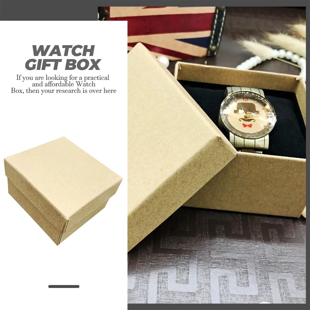8pcs Kraft Paper Box Portable Travel Watch Holder Lid Cotton Earring Cards Small Light Jewelry ganizer Storage Case
8pcs Kraft Paper Box Portable Travel Watch Holder Lid Cotton Earring Cards Small Light Jewelry ganizer Storage Case