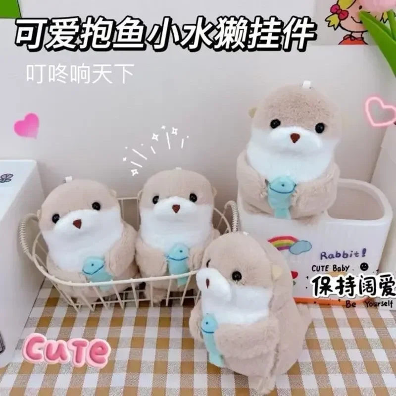 Cute Otter Holding Fish Plush Toy Soft Stuffed Doll Keychain Bag Pendant Home Decor Perfect Gift For Graduation And Holiday
Cute Otter Holding Fish Plush Toy Soft Stuffed Doll Keychain Bag Pendant Home Decor Perfect Gift For Graduation And Holiday