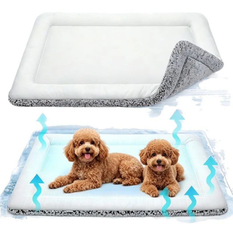 Dog ice pad summer cooling pad double-sided doghouse sleeping pad summer mat pet floor mat heatstroke pet
Dog ice pad summer cooling pad double-sided doghouse sleeping pad summer mat pet floor mat heatstroke pet
