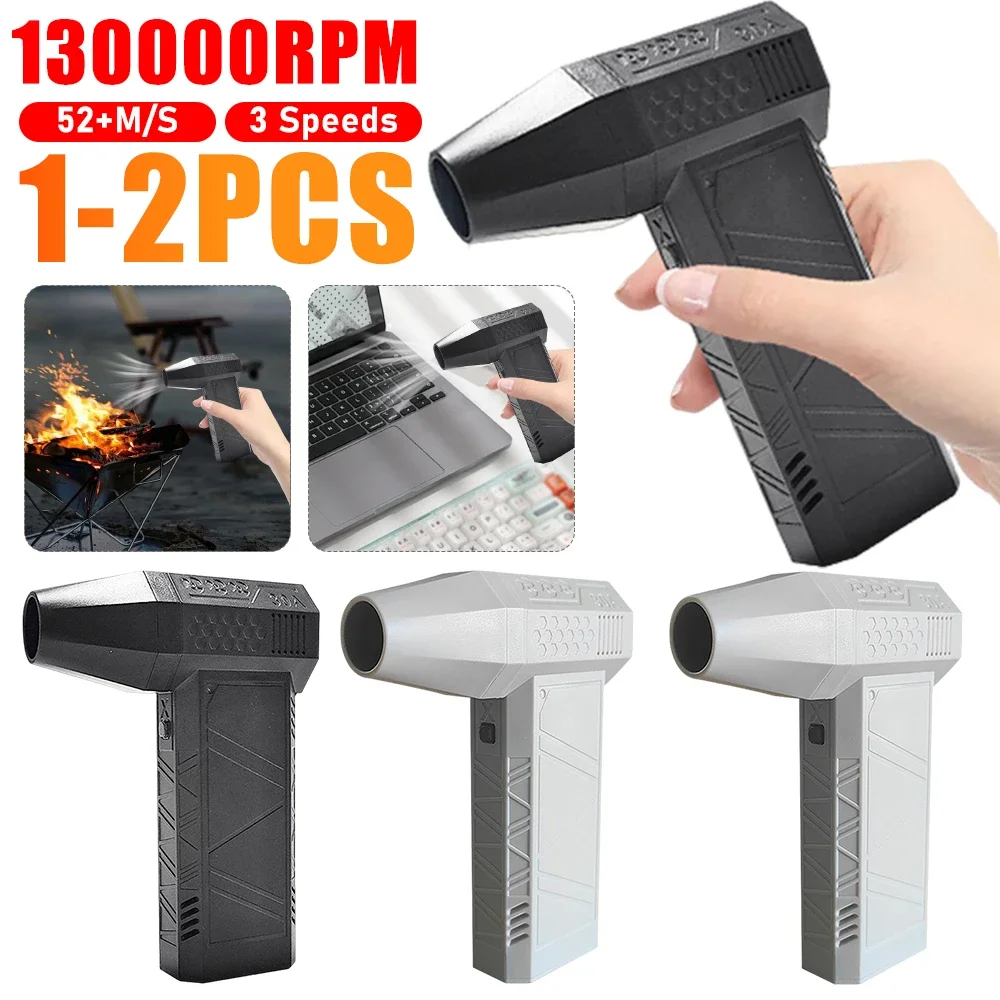 1/2PCS 130000RPM Air Blower Violent Fan 52m/s Powerful Air Blower Turbo Jet Fan Dust Cleaner 3 Speeds for Keyboard PC Cleaner
1/2PCS 130000RPM Air Blower Violent Fan 52m/s Powerful Air Blower Turbo Jet Fan Dust Cleaner 3 Speeds for Keyboard PC Cleaner