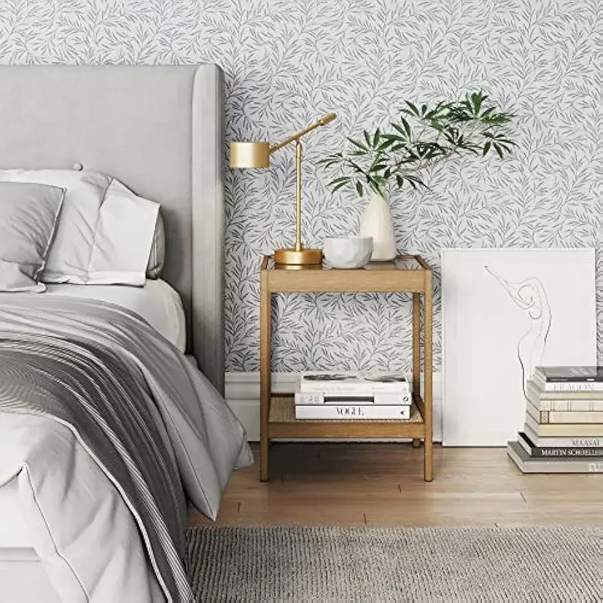 Bestseller33301 Hayes Solid Wood Nightstand, Bedside, End or Side Table in Light Brown Wood Finish & Glass Top with Open Storage
Bestseller33301 Hayes Solid Wood Nightstand, Bedside, End or Side Table in Light Brown Wood Finish & Glass Top with Open Storage