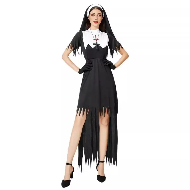 2025 Halloween Nun Role Play Costume Cross Dress Stage Performance Outfit Chinese Manufacturer Summer Collection Unbranded
2025 Halloween Nun Role Play Costume Cross Dress Stage Performance Outfit Chinese Manufacturer Summer Collection Unbranded