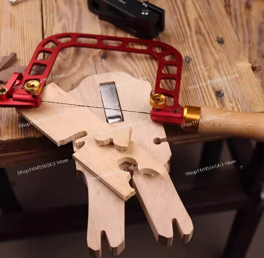 Hand Scroll Saw Multifunctional DIY Woodworking Tool with Wire Blade for Curved Cutting Red Blue Options
Hand Scroll Saw Multifunctional DIY Woodworking Tool with Wire Blade for Curved Cutting Red Blue Options