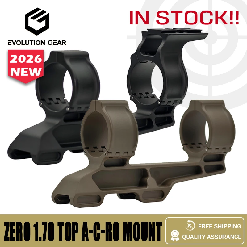 EvolutionGear Zero Summit Mount Hunting Scope Mount 1.7 inch Height 30/34mm Tube BK, Cerakoated TAN For Hunting
EvolutionGear Zero Summit Mount Hunting Scope Mount 1.7 inch Height 30/34mm Tube BK, Cerakoated TAN For Hunting