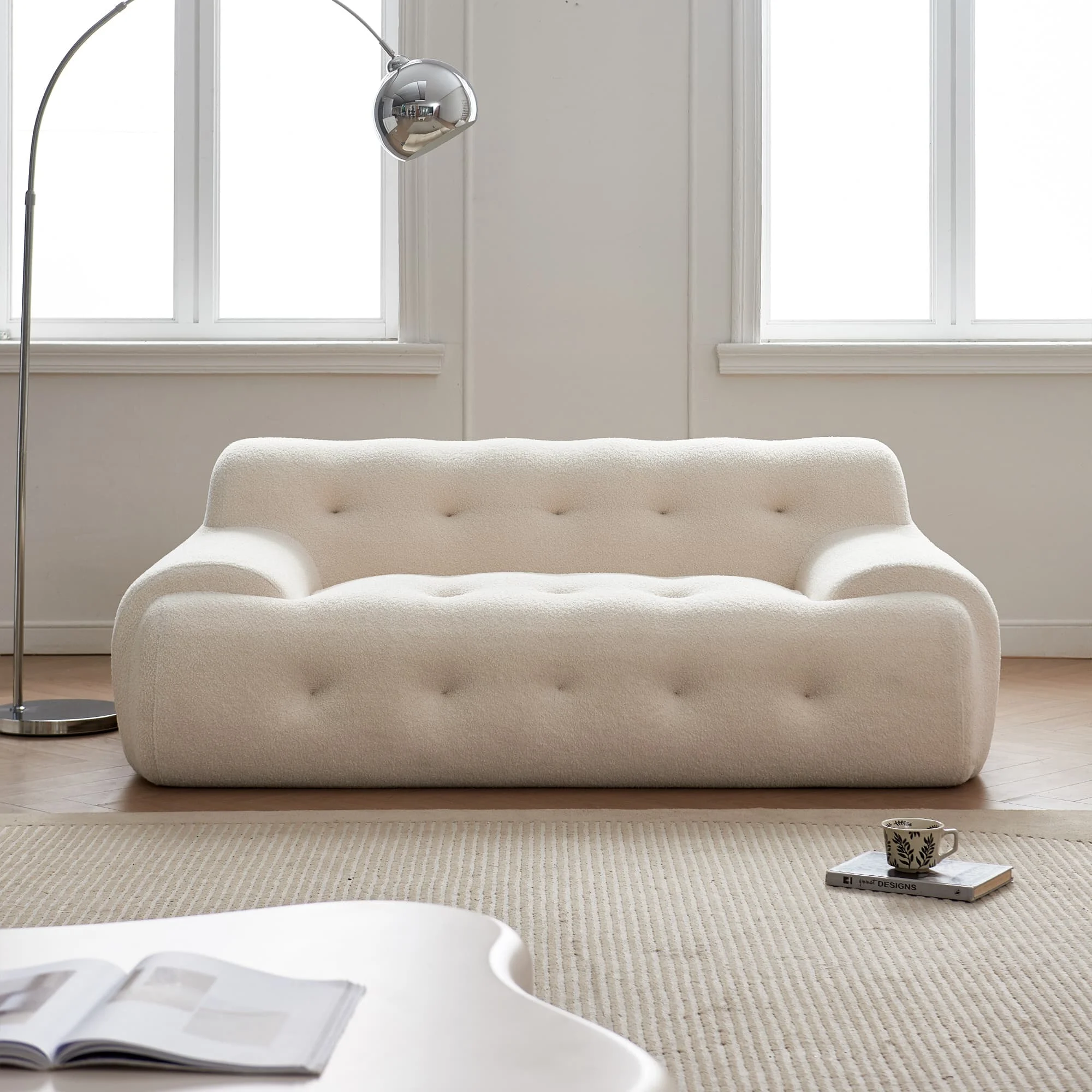 Современный диван-софа Loveseat, пушистый диван-софа с тафтингом из шерпы, двухместный комфортный диван, глубокий диван-облако для гостиной и спальни
Современный диван-софа Loveseat, пушистый диван-софа с тафтингом из шерпы, двухместный комфортный диван, глубокий диван-облако для гостиной и спальни