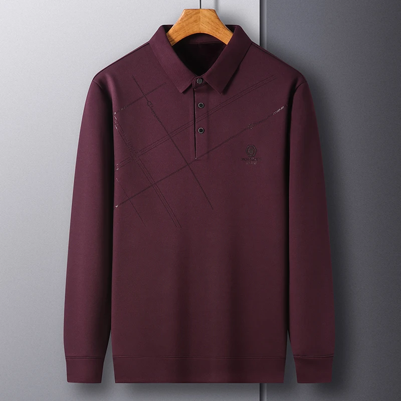 High quality plush long sleeved men's polo shirt autumn winter fashion printing high-end design brand top casual Paul T-shirt
High quality plush long sleeved men's polo shirt autumn winter fashion printing high-end design brand top casual Paul T-shirt