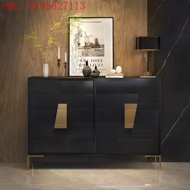 Italian light luxury ten chest cabinet modern simple designer black multi-drawer locker living room wall storage cabinet
Italian light luxury ten chest cabinet modern simple designer black multi-drawer locker living room wall storage cabinet