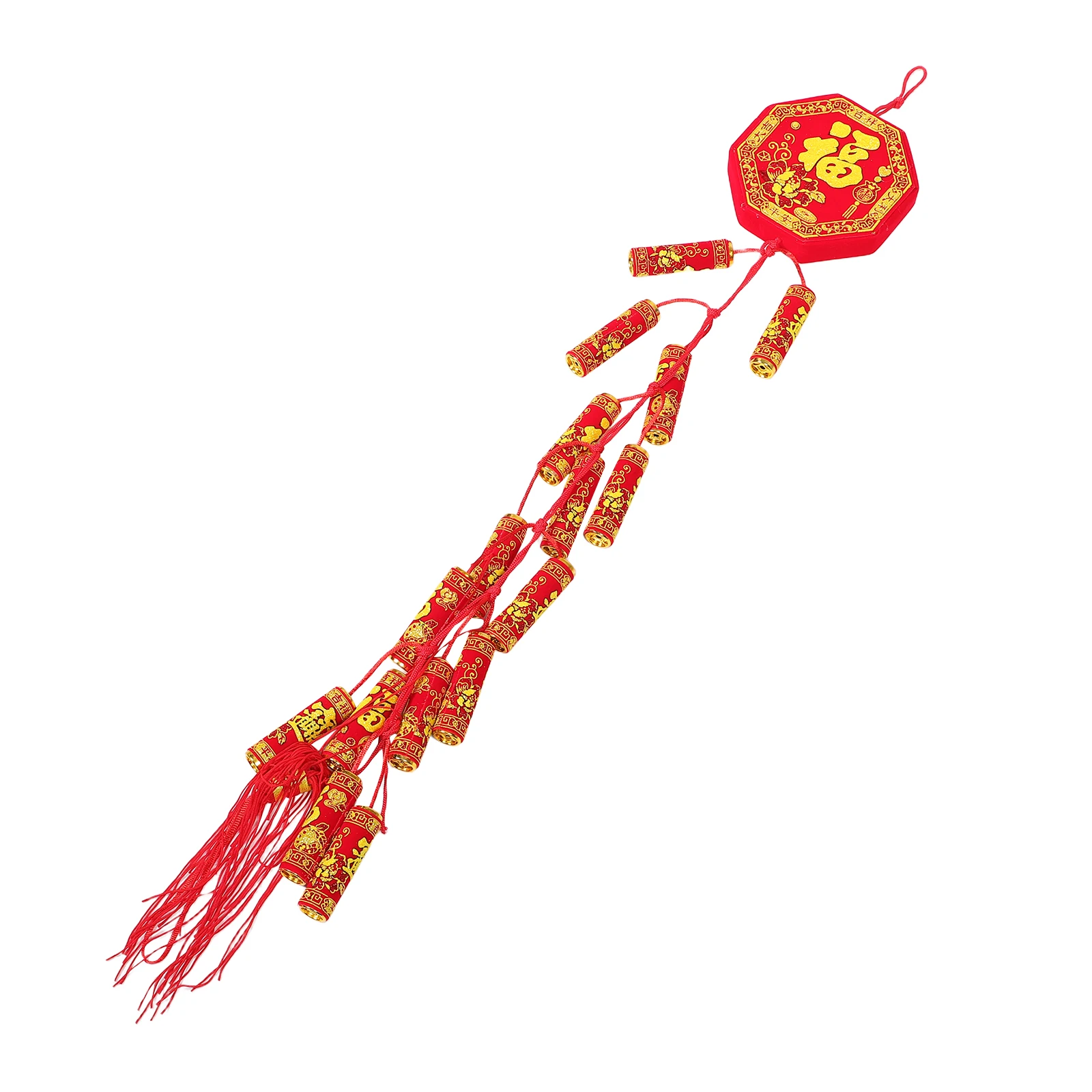 2 pcs Simulated Firecrackers Chinese New Year Hanging Ornament Decorative Pendant Spring Festival Indoor Decor Scene Layout Prop
2 pcs Simulated Firecrackers Chinese New Year Hanging Ornament Decorative Pendant Spring Festival Indoor Decor Scene Layout Prop