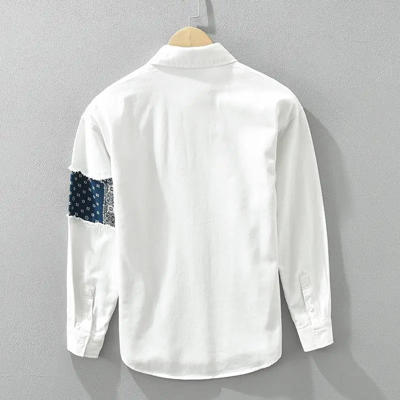 Men's Printed Spliced Long Sve irt Top Loose Fit Thiened Spring Autumn Casual Wear Daily Scene Faionable Men's irt
Men's Printed Spliced Long Sve irt Top Loose Fit Thiened Spring Autumn Casual Wear Daily Scene Faionable Men's irt