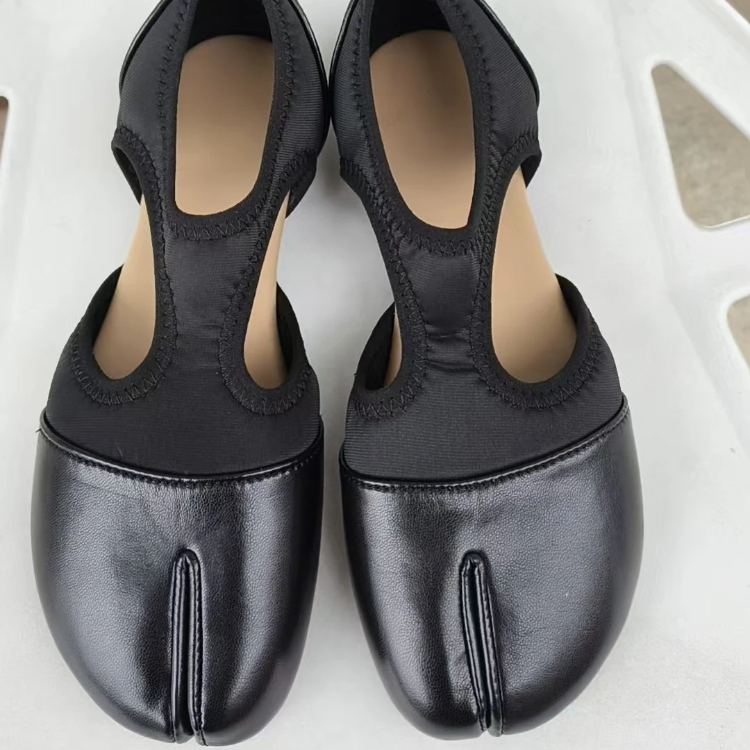 Split Toe Single Shoe Women's Spring New Retro Flat Ballet Shoes Hollow Sandals Ballet Flat Women Stretch Fabric Casual Loafers
Split Toe Single Shoe Women's Spring New Retro Flat Ballet Shoes Hollow Sandals Ballet Flat Women Stretch Fabric Casual Loafers