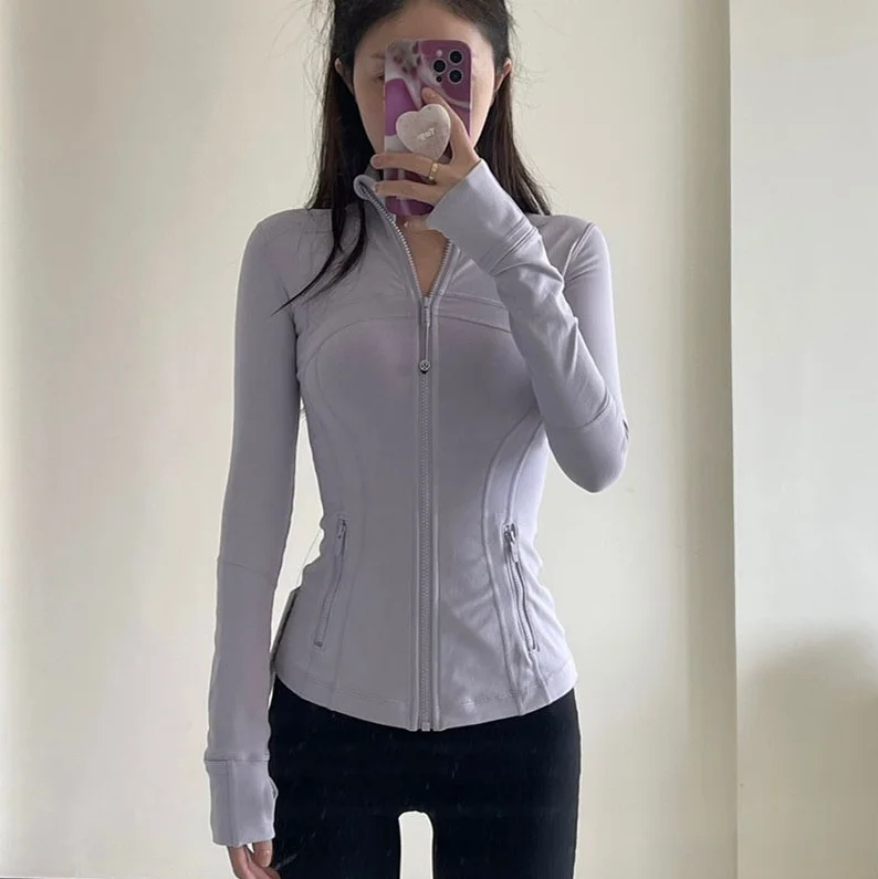 Женская облегающая спортивная куртка Lemon, быстросохнущий спортивный топ с воротником-стойкой для занятий в тренажерном зале и йогой | Стильный и легкий
Женская облегающая спортивная куртка Lemon, быстросохнущий спортивный топ с воротником-стойкой для занятий в тренажерном зале и йогой | Стильный и легкий