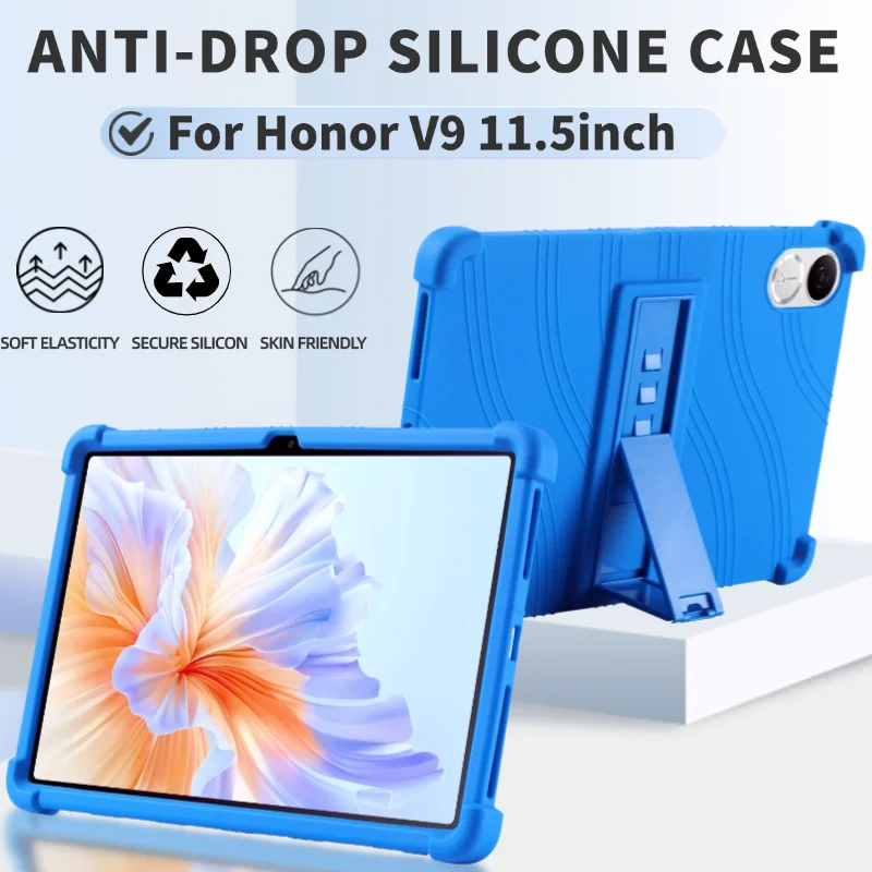 Для Honor Tablet V9 11,5 дюймов Android 15, противоударный чехол, мягкая силиконовая подставка, защитный чехол
Для Honor Tablet V9 11,5 дюймов Android 15, противоударный чехол, мягкая силиконовая подставка, защитный чехол