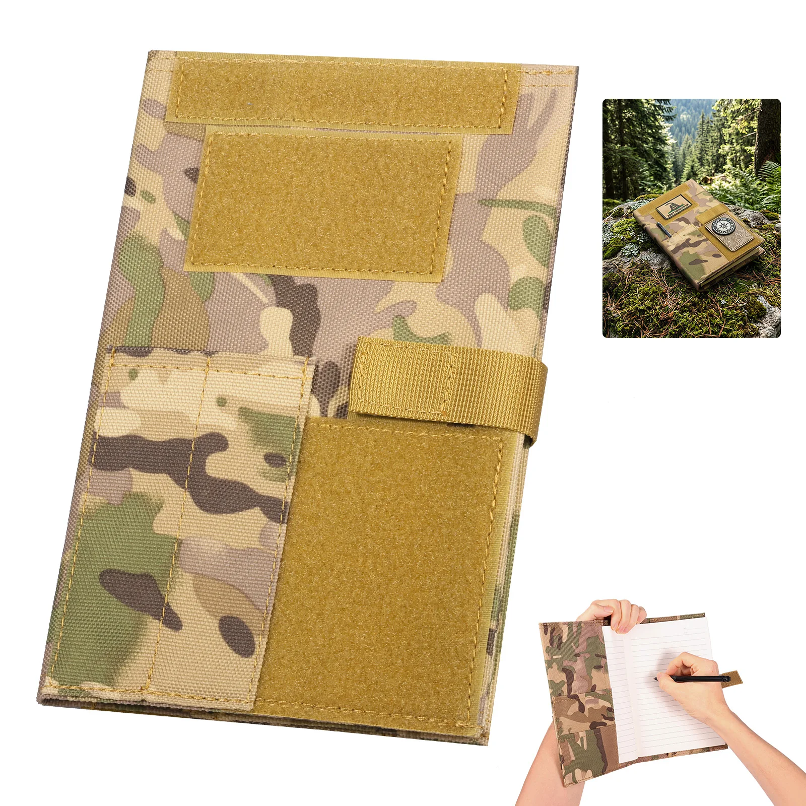 Military Notebook Cover for 5" x 8" Military Log Book Book Protective Holder Army Field Notebook Cover for Protection
Military Notebook Cover for 5" x 8" Military Log Book Book Protective Holder Army Field Notebook Cover for Protection