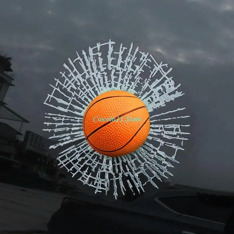 Y1UB Easy To Apply Adhesive 3D Cracked Glass Ball Car Sticker For Funny Joke
Y1UB Easy To Apply Adhesive 3D Cracked Glass Ball Car Sticker For Funny Joke
