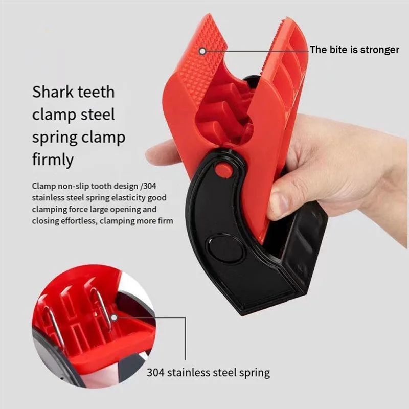 AT44-4PCS Swivel Anti-Slip Metal Spring Clamps Fixed Foot Pad Cleaning Clip Wall-Mounted Clip For Heavy Duty
AT44-4PCS Swivel Anti-Slip Metal Spring Clamps Fixed Foot Pad Cleaning Clip Wall-Mounted Clip For Heavy Duty