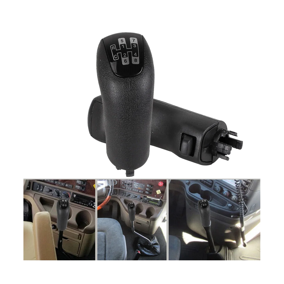Manual 8 SPEED+R+C Gear Shift Knob Gear Shifter Lever for Scania 4 Series-T Touring 1995-2016 1441235
Manual 8 SPEED+R+C Gear Shift Knob Gear Shifter Lever for Scania 4 Series-T Touring 1995-2016 1441235