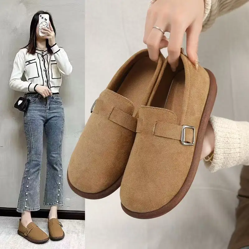 New Women's Boken Breathable Low-Top Casual Loafers Soft Bottom Mom Shoes Spring Autumn Comfortable Fashion Single Shoes
New Women's Boken Breathable Low-Top Casual Loafers Soft Bottom Mom Shoes Spring Autumn Comfortable Fashion Single Shoes