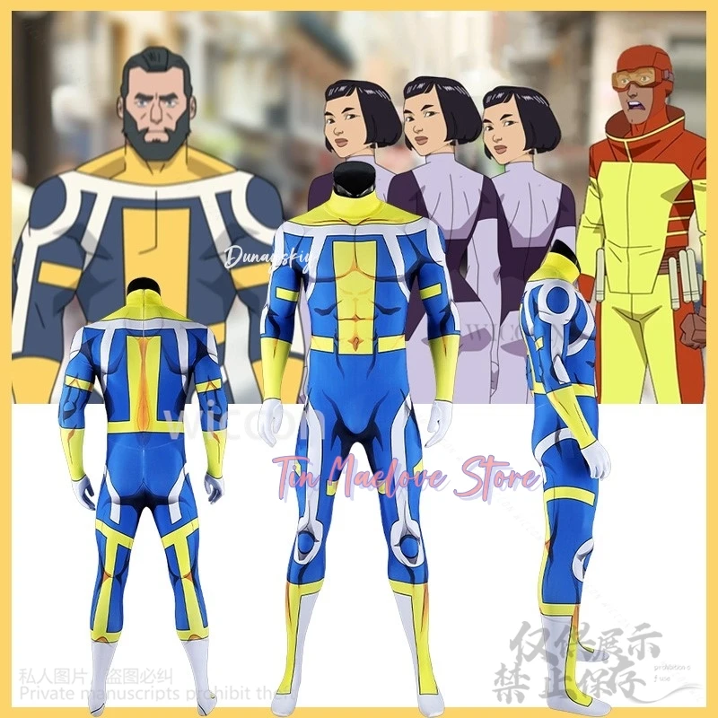 Anime Invincibleee Cosplay The Immortal Costume Blue Yellow Jumpsuit Bodysuit Sexy Uniform Hero Battle Suit Cos Customized
Anime Invincibleee Cosplay The Immortal Costume Blue Yellow Jumpsuit Bodysuit Sexy Uniform Hero Battle Suit Cos Customized