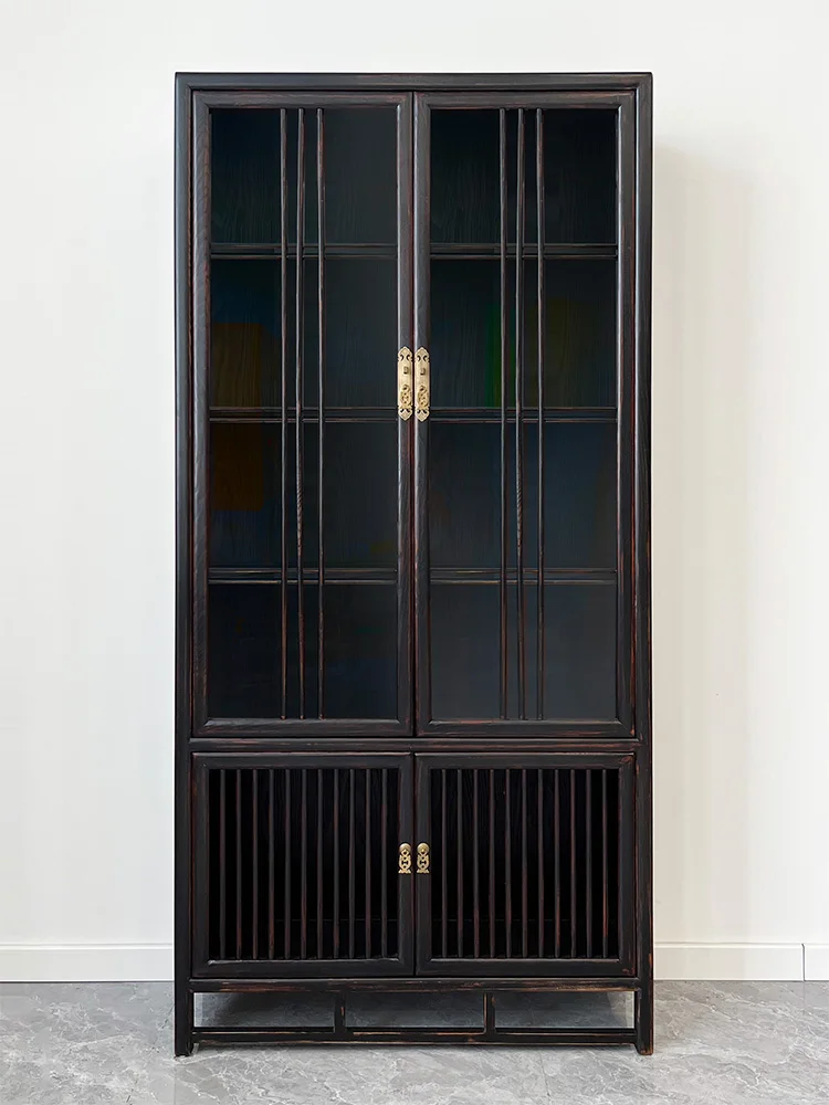 Стеклянный шкаф из массива дерева, простой цветной шкаф-витрина из бревен дзен
Стеклянный шкаф из массива дерева, простой цветной шкаф-витрина из бревен дзен