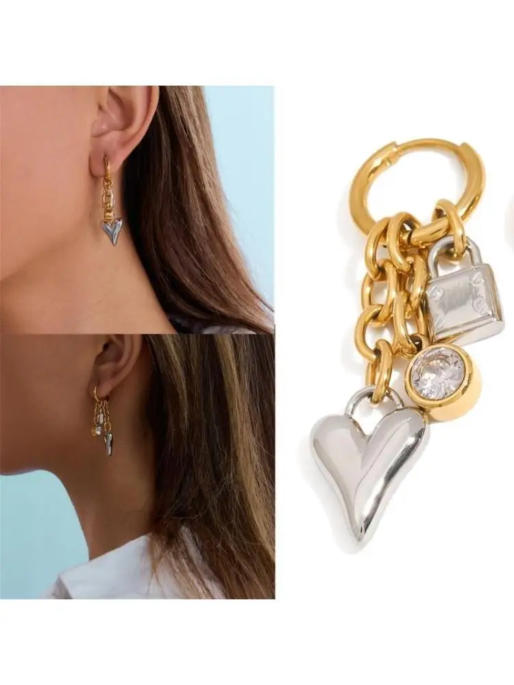 A52E Adorable Heart Ear Pendant Ear Accessories Women Ear Jewelry Earrings Stainless Steel Texture Suitable for Everyday Wear
A52E Adorable Heart Ear Pendant Ear Accessories Women Ear Jewelry Earrings Stainless Steel Texture Suitable for Everyday Wear