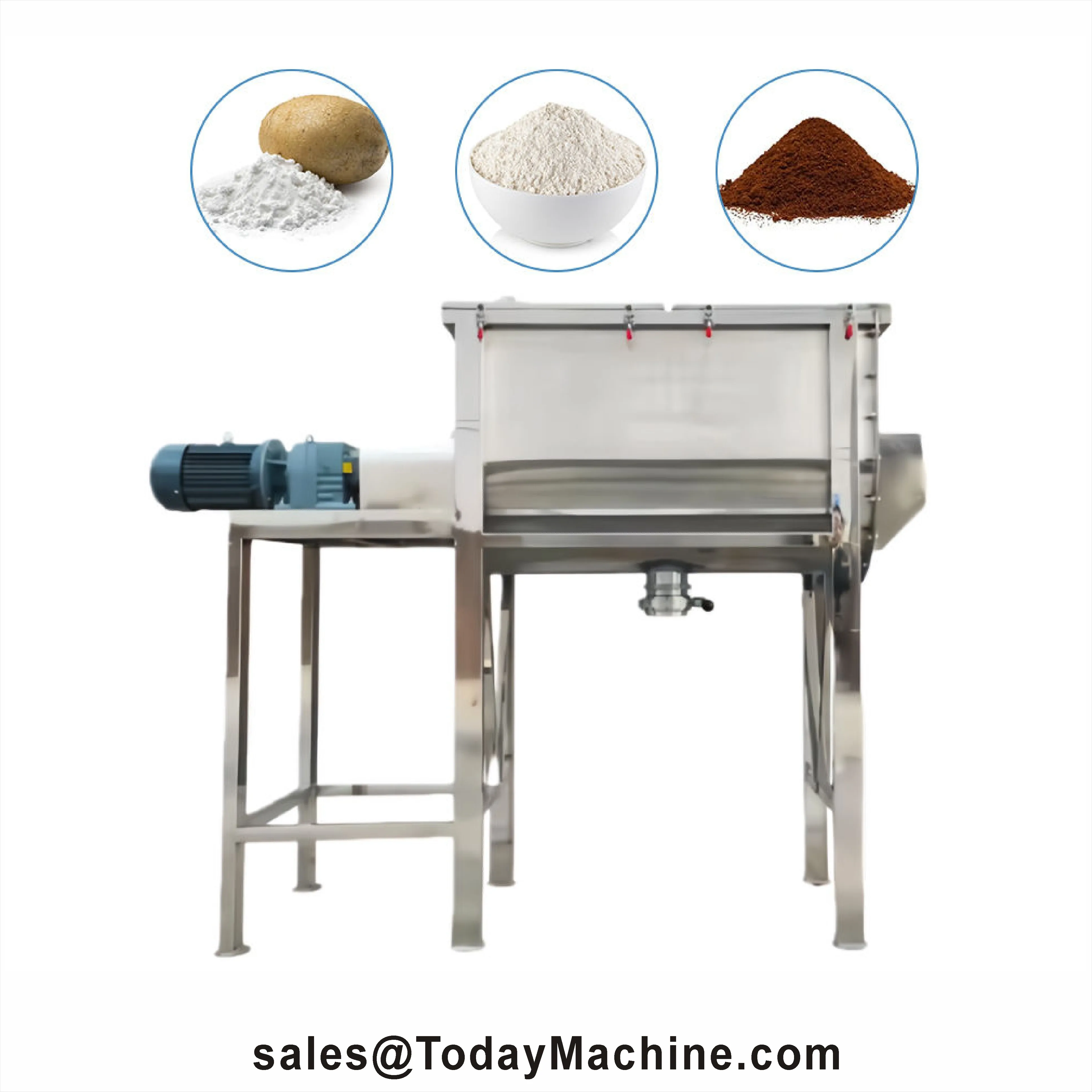 Food Standard Horizontal Ribbon Mixer 1000L for Coffee Cocoa Herbs Fruit Vegetables Dry Powder Mixer
Food Standard Horizontal Ribbon Mixer 1000L for Coffee Cocoa Herbs Fruit Vegetables Dry Powder Mixer