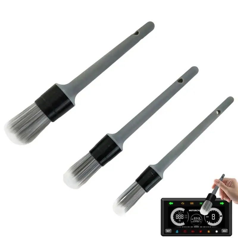 Car Cleaning Brush Interior 3pcs Ultra Soft Detailing Brush Durable PP Handle Automotive Detail Brushes For Cleaning Wheels
Car Cleaning Brush Interior 3pcs Ultra Soft Detailing Brush Durable PP Handle Automotive Detail Brushes For Cleaning Wheels