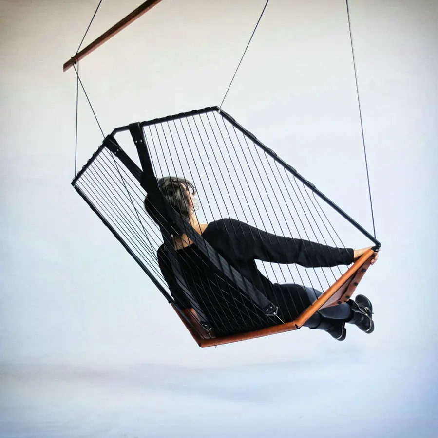 #Unique Art Deco Leather Hanging Chair for Home Office Industrial Steel Reading Swing Chair with Ceiling Hook for Dining Bedroom
#Unique Art Deco Leather Hanging Chair for Home Office Industrial Steel Reading Swing Chair with Ceiling Hook for Dining Bedroom