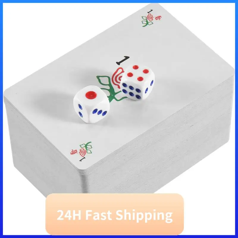 T30C Новый 144 шт./компл. Mah Jong бумажный Маджонг китайские игральные карты игры с 2 шт. кубиками портативные путешествия развлечения игральные карты
T30C Новый 144 шт./компл. Mah Jong бумажный Маджонг китайские игральные карты игры с 2 шт. кубиками портативные путешествия развлечения игральные карты