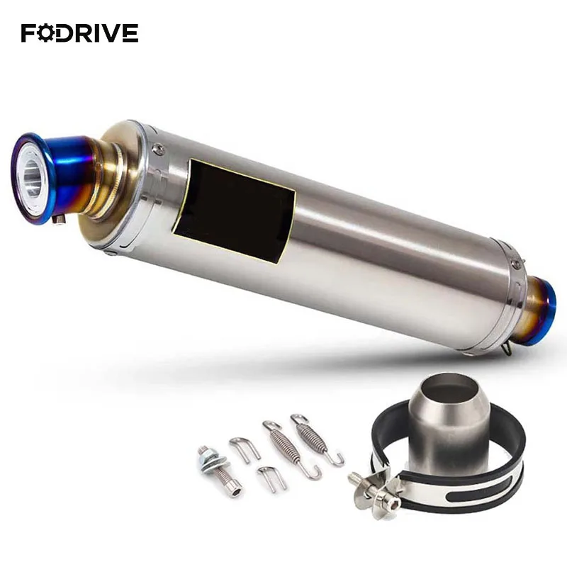 Stainless Steel Motorcycle Exhaust Pipe Modification Universal Tail Section for Z900 R3 CBR650 S1000RR Zongshen QJ MT-07
Stainless Steel Motorcycle Exhaust Pipe Modification Universal Tail Section for Z900 R3 CBR650 S1000RR Zongshen QJ MT-07