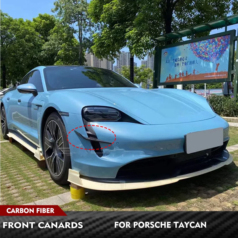 For Porsche Taycan Turbo S 2019-2024 Carbon Fiber Car Front Bumper Canards Car Front Chin Lip Spoiler Splitters Racing Body Kits
For Porsche Taycan Turbo S 2019-2024 Carbon Fiber Car Front Bumper Canards Car Front Chin Lip Spoiler Splitters Racing Body Kits