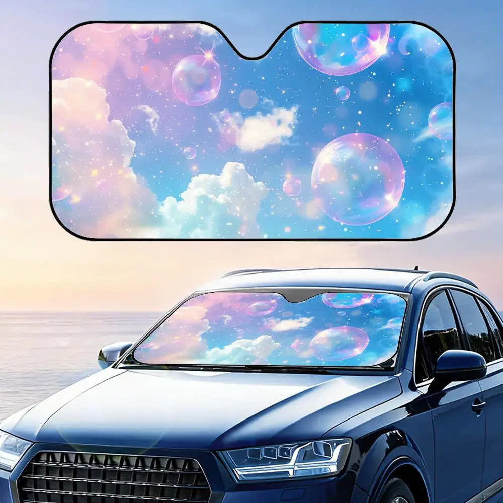 Dreamy Bubbles Cloud Sun Visor Foldable Universal Car Windshield Sun Shade UV Protection Heat Insulation Foldable Cover
Dreamy Bubbles Cloud Sun Visor Foldable Universal Car Windshield Sun Shade UV Protection Heat Insulation Foldable Cover