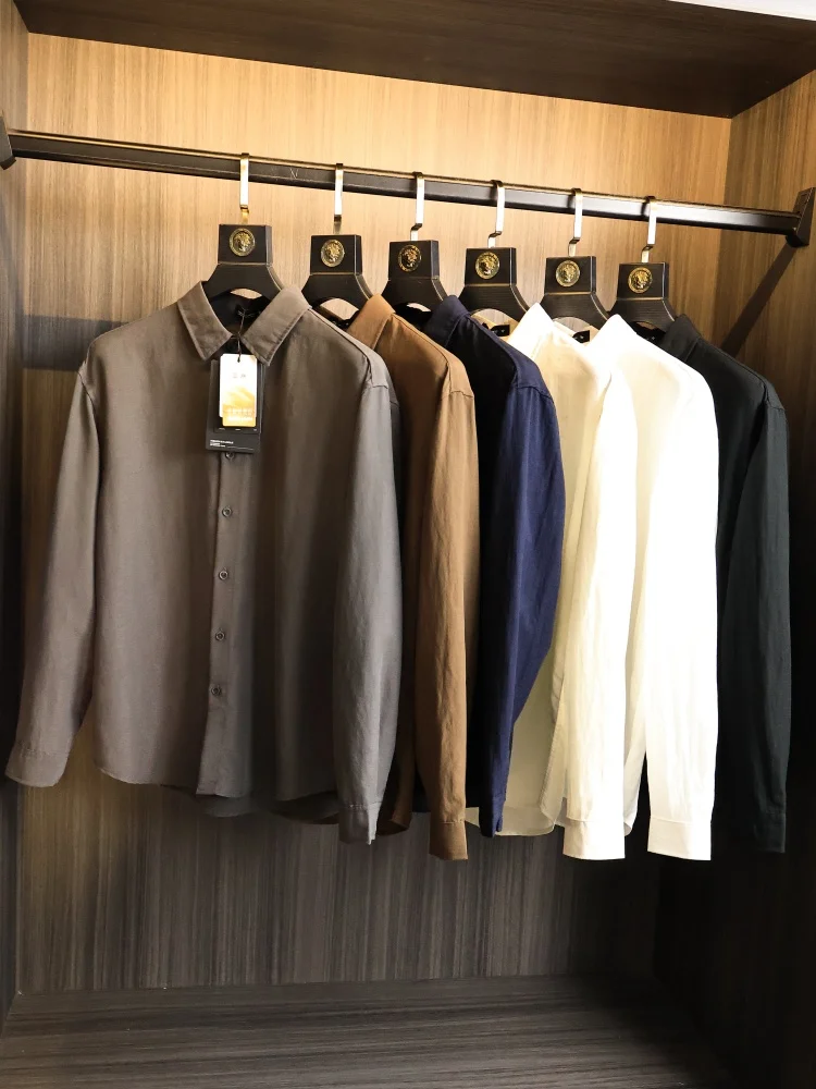 Elegant Pure Color Men's Business Shirt Long Sleeve Soft Skin-friendly Commute Versatile Fashionable Modern Style Cotton Blend
Elegant Pure Color Men's Business Shirt Long Sleeve Soft Skin-friendly Commute Versatile Fashionable Modern Style Cotton Blend