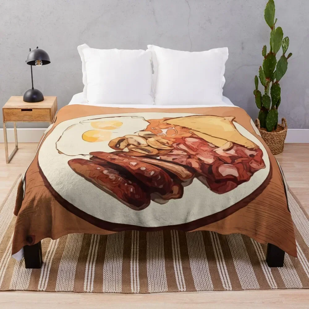 Full English Breakfast Throw Blanket Soft Plush Blanket as Housewarming Gift
Full English Breakfast Throw Blanket Soft Plush Blanket as Housewarming Gift