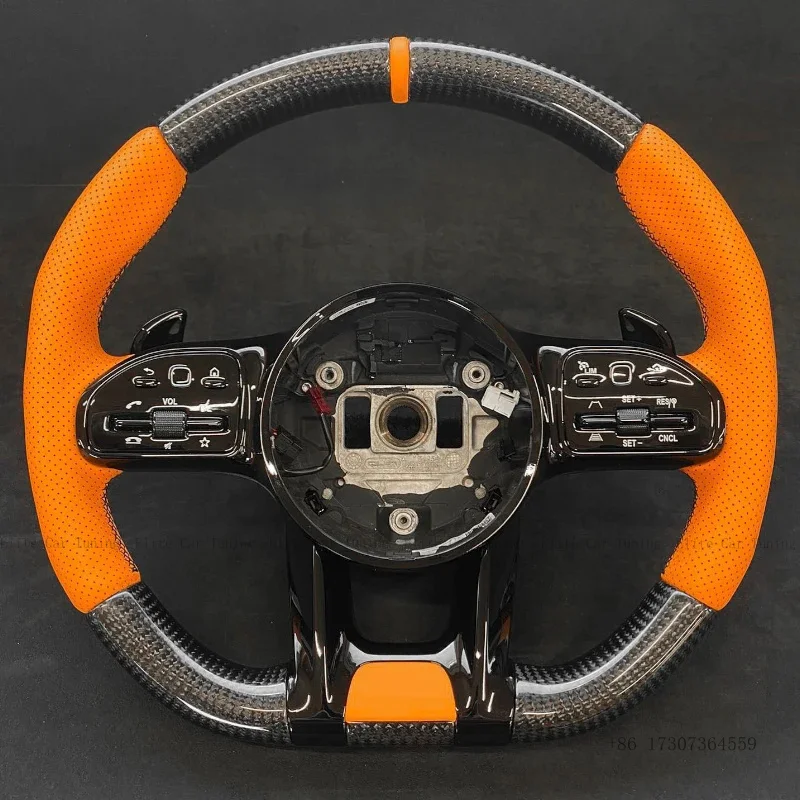 Perforated Leather Carbon Fiber LED Steering Wheel Fit For Mercedes-Benz W166 W167 W177 W213 W217 C217 W222 W223 W253 W257 W292
Perforated Leather Carbon Fiber LED Steering Wheel Fit For Mercedes-Benz W166 W167 W177 W213 W217 C217 W222 W223 W253 W257 W292