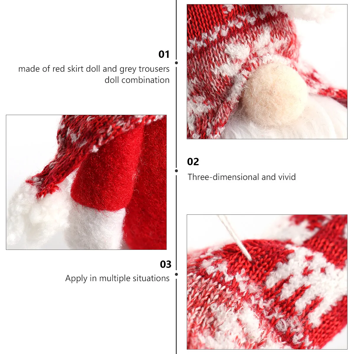 Christmas Santa Claus Standing Gnome Decoration Handcrafted for Home Car Office Christmas Table Ornament Supplies
Christmas Santa Claus Standing Gnome Decoration Handcrafted for Home Car Office Christmas Table Ornament Supplies